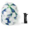 Aoneky 5-Pack Size 3 Soccer Ball - Eco-Friendly 2.5mm PVC Leather, Durable Machine-Stitched Design, Ball Pump Included view 3