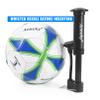 Aoneky 5-Pack Size 3 Soccer Ball - Eco-Friendly 2.5mm PVC Leather, Durable Machine-Stitched Design, Ball Pump Included view 4
