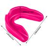Frienda 50 Pcs Football Mouth Guards Bulk Youth Football Mouthpiece Sport Athletic Mouthguard Gum Teeth Guard for Hockey Karate Basketball Boxing Basketball Rugby(Pink) view 2