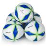 Aoneky Size 5 5-Pack Adult Soccer Ball - Eco-Friendly 2.5mm PVC Leather, Durable Machine-Stitched Design, Ball Pump Included view 2