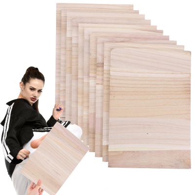 VOSAREA 10pcs Taekwondo Plank Wooden Taekwondo Board Performing Breaking Plank Performing Breaking Board Taekwondo Accessory Wooden Breaking Plank Professional Taekwondo Board