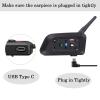 GaiRen Referee Communication System, Referee Headset Intercom with Earphone for Soccer Football Volleyball Official Handball (2 Pack) view 4