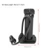 Jerliflyer Bicycle Pump, Mini Portable Aluminum Alloy Bicycle Bike Foot Pump High Pressure Floor Inflator Tire Air Pump for Outdoors, Home Use(Black) view 3