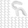 Frienda 50 Pcs Football Mouth Guards Bulk Youth Football Mouthpiece Sport Athletic Mouthguard Gum Teeth Guard for Hockey Karate Basketball Boxing Basketball Rugby(White) view 1