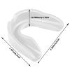 Frienda 50 Pcs Football Mouth Guards Bulk Youth Football Mouthpiece Sport Athletic Mouthguard Gum Teeth Guard for Hockey Karate Basketball Boxing Basketball Rugby(White) view 2