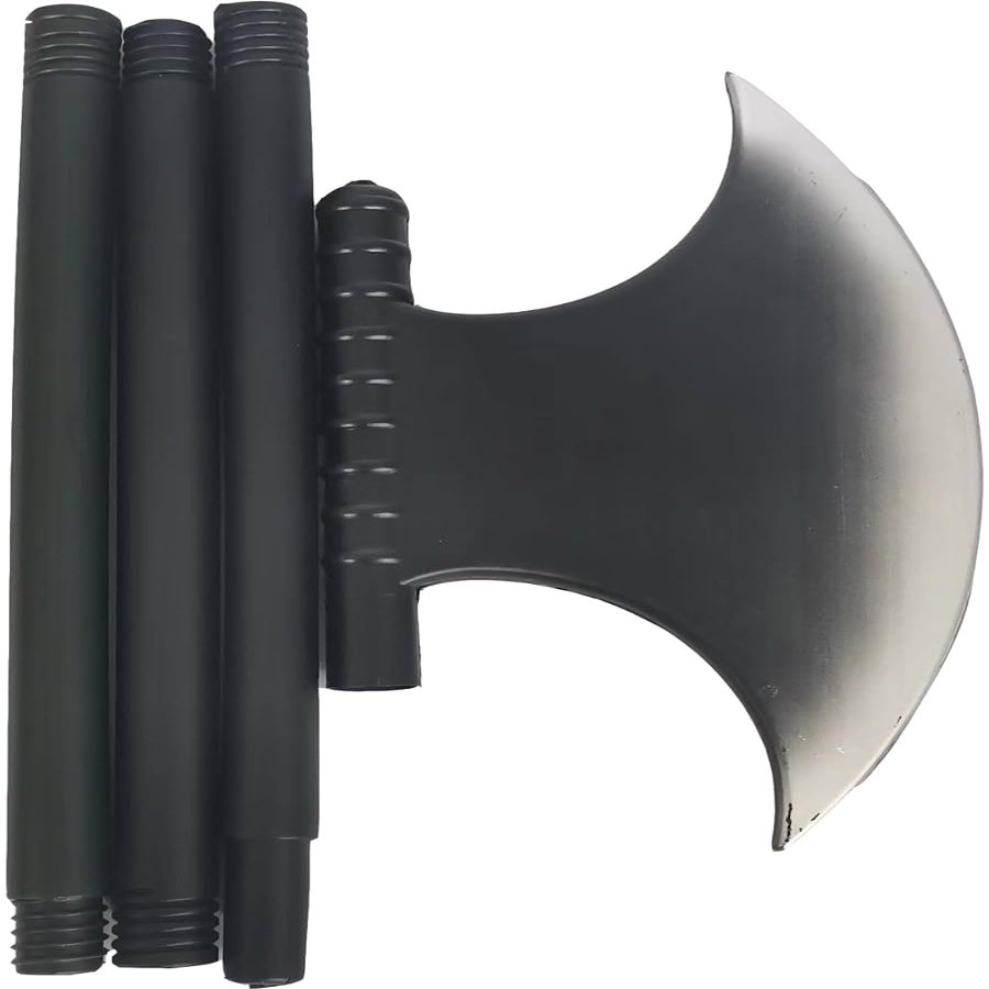 4-Piece Executioner Axe Costume Accessory Silver