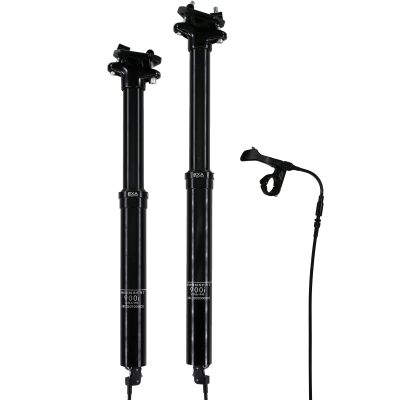 DJC MTB Dropper Seatpost Southpaw Internal Routing Cable Adjustable Height, 125mm 150mm Travel, Remote Control Wired, 395mm 445mm Length EXA Form 900i (Diameter 30.9mm, 150mm Travel)