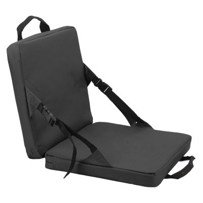Stadium Seat Cushion, Portable High Back Soft Patio Cushion Foldable Chair Cushion with Storage Pocket, 600D Kayak Seat Travel Seat Cushion for Fishing, Hiking, Outdoor Concerts,