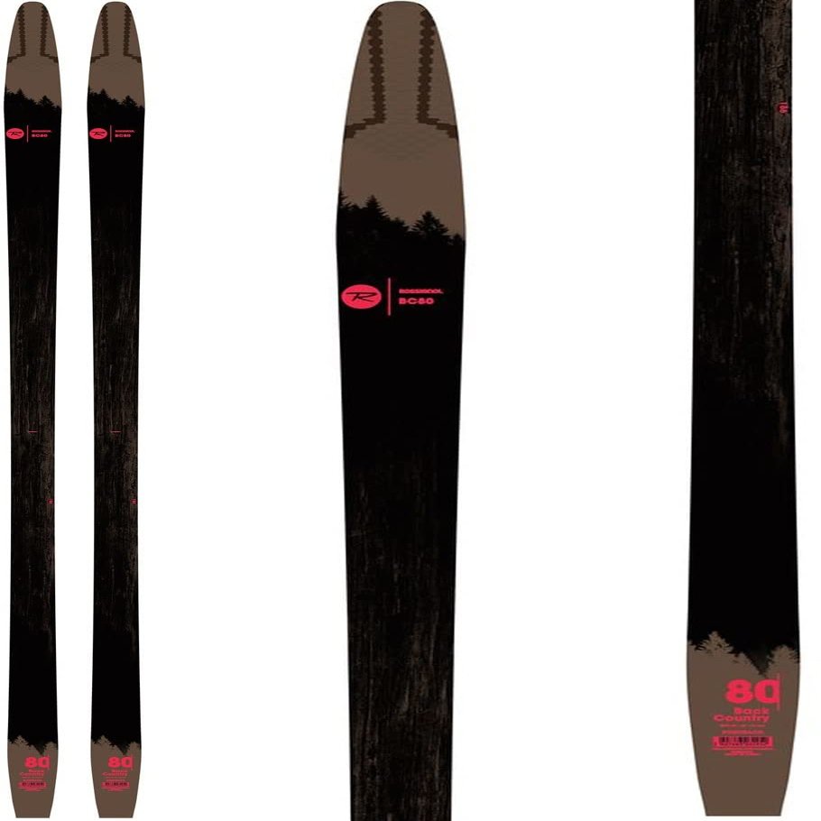 Rossignol BC 80 Positrack XC Skis w/BC Auto Bindings Sz 186cm