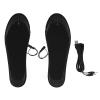 1 Pair Electric Heated Insole, USB Charging Heated Shoe Insole Warm Keeping Lightweight EVA Rechargeable Heated Insoles Winter Foot Warmer for Hunting, Fishing, Camping, 5V view 1