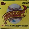 Topps 2022 Archives Baseball Trading Card - 7 Packs, 3 Foil Cards Per Box view 3