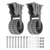 Kadimendium Dinghy Wheels Kit, Dinghy Launching Wheels Compact Avoid Damage Inflatable Boat Launching Wheel for Dinghy Raft view 1