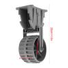 Kadimendium Dinghy Wheels Kit, Dinghy Launching Wheels Compact Avoid Damage Inflatable Boat Launching Wheel for Dinghy Raft view 4