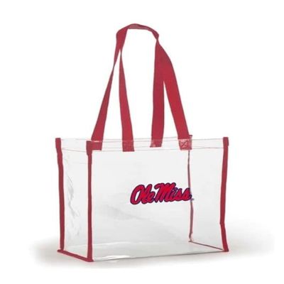 Desden Ole Miss 214 NCAA Clear Stadium Tote Purse Bag