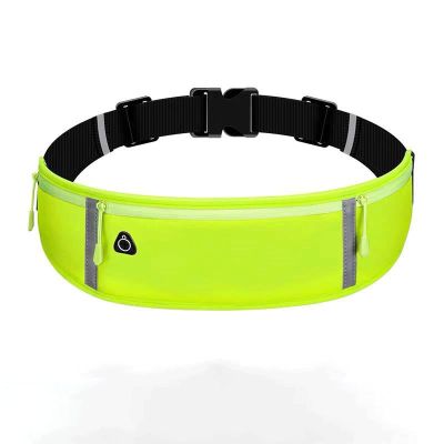 Sxdthy Fanny Pack,Fanny Pack for Men & Women with Headphone Jack for Walking Cycling. (Color : Green, Size : 43 * 10cm)