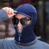 JUNYY Unisex Winter Outdoor Cycling Warm Knitted Beanie Hat Cold-Proof Cycling Woolen Hat Neck Warmer for Women Men(Navy Blue) view 2