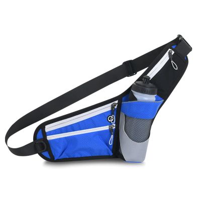 Feilx Fanny Pack for Men & Women - Outdoor Sports Running Pockets,That Can Hold a 6.2-Inch Mobile Phone,Suitable for Jogging Hiking (Color : Blue, Size : 33 * 29cm)