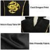 Nabobs Kids Ninja Costume - Dragon Ninja Set with Plastic Toy Accessories for Halloween Boys Girls Cosplay view 3