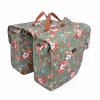 TOURBON Canvas Cycling Bag Bike Pannier Rear Seat Bag Bicycle Grocery Rack Trunk view 1