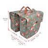TOURBON Canvas Cycling Bag Bike Pannier Rear Seat Bag Bicycle Grocery Rack Trunk view 4