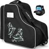 CELLGEAR Skate Bag Adults Roller Skates Bag,Large Capacity Ice Skates Carry Bag with Adjustable Shoulder Strap Nylon Inline Skate Bags for Girls Boys Women Men view 1