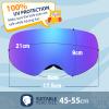 LOEO Kids Ski Goggle, Frameless Snow Ski Goggles for Kids Youth Teens Boys and Girls, Helmet Compatible view 3