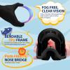 LOEO Kids Ski Goggle, Frameless Snow Ski Goggles for Kids Youth Teens Boys and Girls, Helmet Compatible view 4