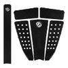 AQUBONA 5 Piece EVA Surfboard Deck Traction Pads with Kicker for Stomp Skimboards, Surf Boards, Funboard, Fish Board (Black(5+1) Big view 2