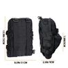 Tactical Hydration Backpack for 2L Hydration Bladder, Lightweight Hydration Backpack MOLLE Water Carrier for 2L Hydration Bladder Reservoir Pack for Hiking Biking Running Climbing (Black) view 4