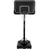 Portable Basketball Hoop & Goals with Vertical Jump Measurement, Basketball System 6.6-10ft Height Adjustment and Wheels, 43" Backboard, Outdoor Basketball System Stand for Both Indoor Outdoor view 2