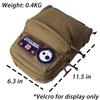 Tactical Hydration Backpack for 2L Hydration Bladder, Lightweight Hydration Backpack MOLLE Water Carrier for 2L Hydration Bladder Reservoir Pack for Hiking Biking Running Climbing (Coyote Brown) view 3