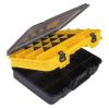 THKFISH Fishing Tackle Box Organizer Double Layer Tackle Storage Fishing Boxes Outdoor Box with Adjustable Dividers 14.96 * 10.23 * 4.5in Yellow view 1