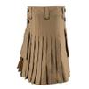 Gothic Kilt for Mens Vintage Utility Kilt Scotland 2022 Fall Winter Sport Skirts Kendo Pocket Skirts Scottish Clothing A- Khaki view 3