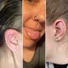 PunkTracker 16g/18g Surgical Steel Internal Thread CZ Stud Piercing Jewelry for Tragus/Nose/Helix/Conch/Medusa/Lip/Labret - Helix Tragus Cartilage Earring for Women Men 2PCS view 4