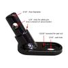 Bicycle Trailer Hitch with Locking Clip to Connect to Dog Trailer Arm view 3