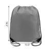 BeeGreen 20 pieces Wholesale Grey Drawstring Backpack Bags Cinch Bags Bulk Heavy Duty String Backpack Machine Washable Lightweight Sackpack Outdoor Sport Bags for Men Women view 2