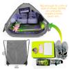 BeeGreen 20 pieces Wholesale Grey Drawstring Backpack Bags Cinch Bags Bulk Heavy Duty String Backpack Machine Washable Lightweight Sackpack Outdoor Sport Bags for Men Women view 3