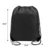 BeeGreen 20 pieces Wholesale Black Drawstring Backpack Bags Cinch Bags Bulk Heavy Duty String Backpack Machine Washable Lightweight Sackpack Outdoor Sport Bags for Men Women view 2