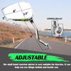 Pairs of Distinctive Skull Skeleton Hand Bike Mirror, Bicycle Mirrors for Handlebars with Mount Holder Clamp Adaptor 10mm for Scooter Moped Bike Standard Bike Motorcycle (Green) view 2