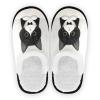Boccsty Cat Tuxedo Kitty Spa Slippers House Slippers Memory Foam Slippers Indoor Outdoor Non-Slip Home Shoes M for Men Woman view 1