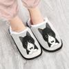 Boccsty Cat Tuxedo Kitty Spa Slippers House Slippers Memory Foam Slippers Indoor Outdoor Non-Slip Home Shoes M for Men Woman view 2