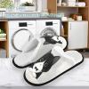 Boccsty Cat Tuxedo Kitty Spa Slippers House Slippers Memory Foam Slippers Indoor Outdoor Non-Slip Home Shoes M for Men Woman view 3