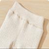 Toddler Kids Baby Girls Cotton Fleece Lined Solid Warm Leggings Pantihose Stretchy Basic Baby (Black, 6-7 Years) view 2