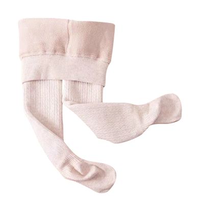Toddler Kids Baby Girls Cotton Fleece Lined Solid Warm Leggings Pantihose Stretchy Basic Baby Leggings (A, 6-7 Years)