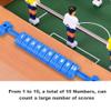 VBESTLIFE Foosball Score Counter, 2Pcs/Set Table Football Scorekeeper with Ergonomic Scoring Keys Number Indicators for Game Room Home Use (Red and Blue) view 2