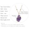 Vintage Natural Conch Shell and Necklace for Women Bohemian Golden Chain Necklace Jewelry Simple Seashell Choker Summer Beach,Purple view 2