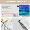 BaoNews Colorful Abstract Oil Kitchen Valances for Windows,Pink Marble Brush Blackout Valances Curtains Multilayer Polyester Drapes for Kitchen Bedroom 2 Pack 52X16 Inches view 3