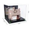 Better Display Cases Acrylic Versatile Display Case - Large Square Box with Mirror Case, Green Risers and Black Base 15.5" x 15.5" x 15.5" (A118) view 2