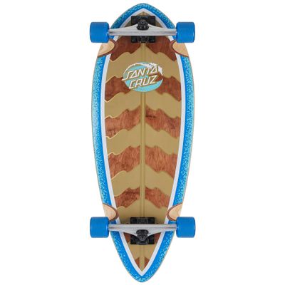 9.20in Stipple Wave Dot Santa Cruz Pintail Cruiser