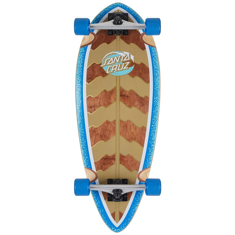 9.20in Stipple Wave Dot Santa Cruz Pintail Cruiser